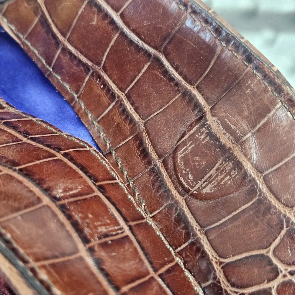 ETRO Velvet Embossed Leather Tote Bag‎ Purse
